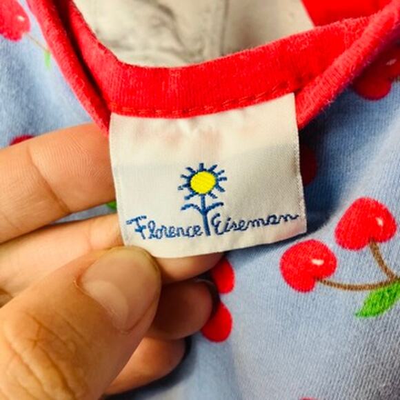 Florence Eiseman Baby 18m Blue Cherry Tank Dress PLAY - Picture 2 of 6